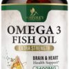 Omega-3 aceite de pescado 2400 mg etiqueta frontal