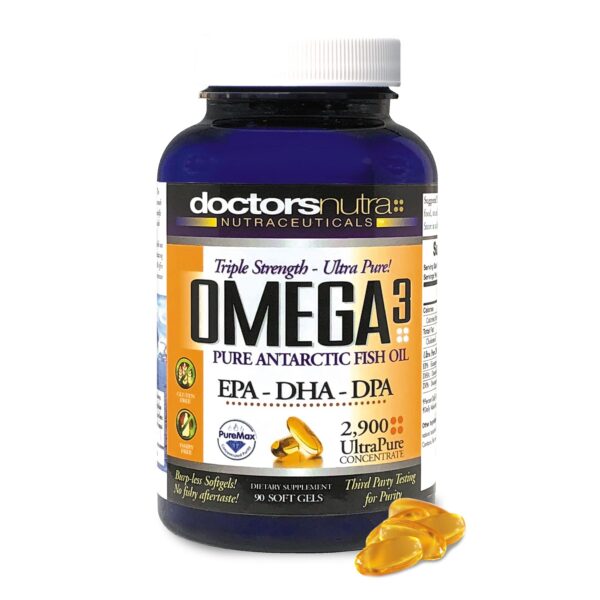 Frasco Omega 3 DPA 2900mg 90 softgels Doctors Nutra