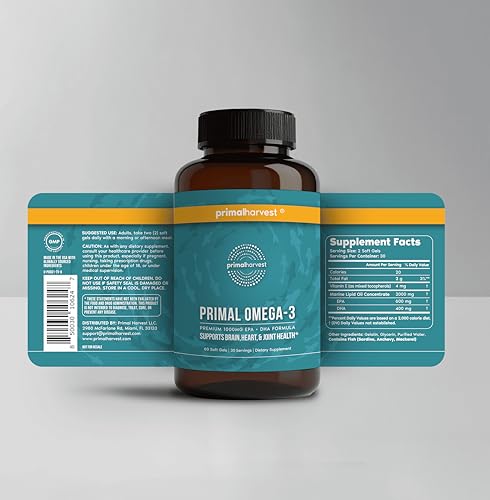 Cápsulas Omega-3 EPA DHA detalle