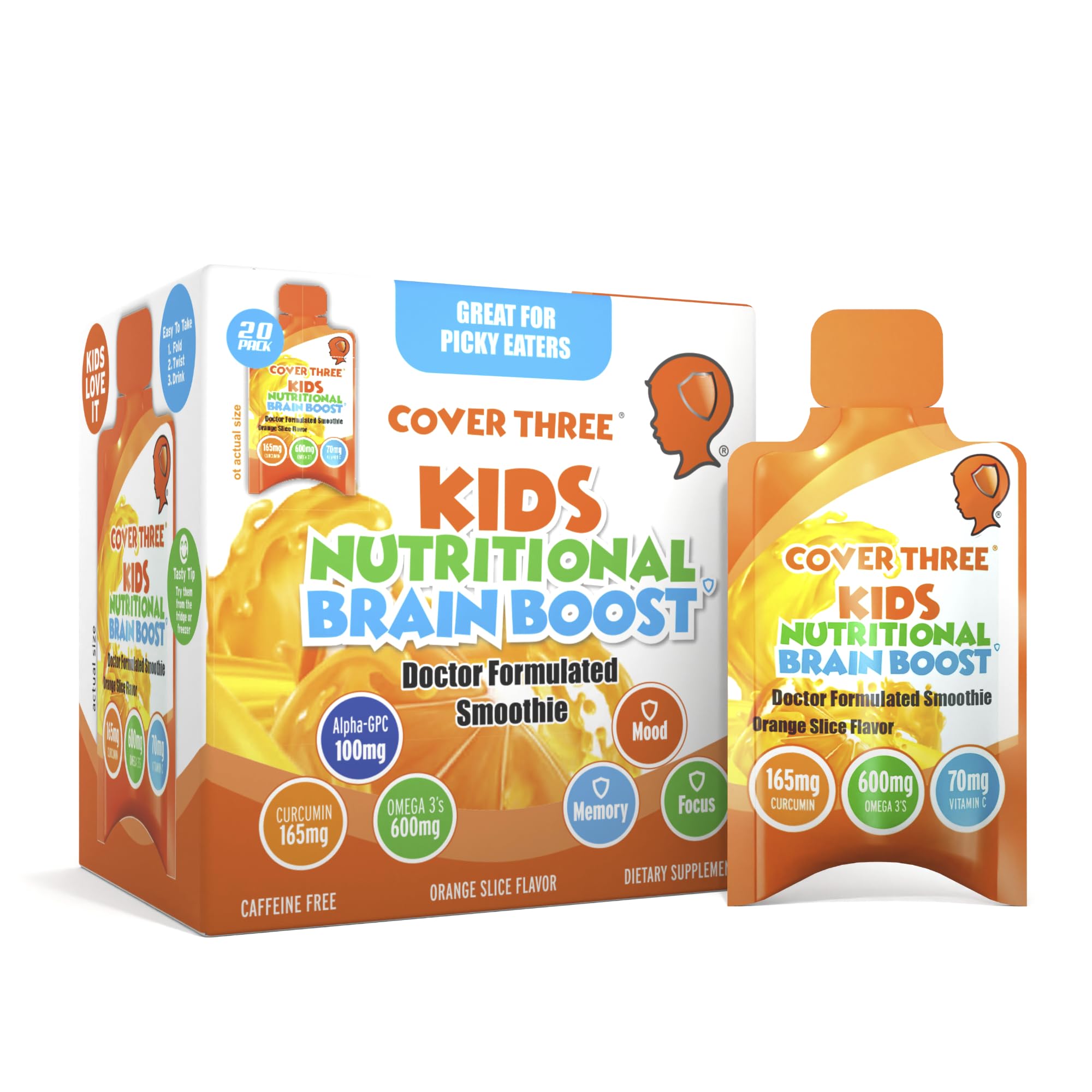 Cover Three Omega-3 for Kids