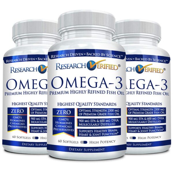 Frasco de Research Verified Omega-3