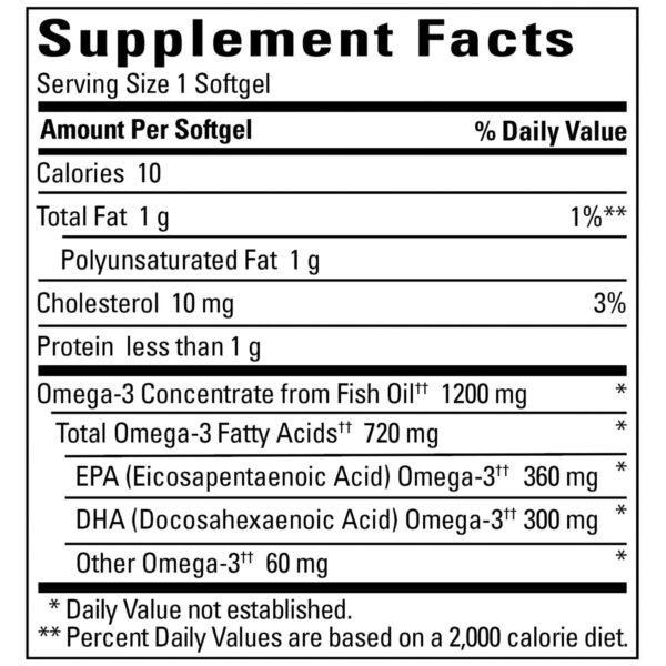 Version 1.0.0 Frasco de omega-3 en primer plano