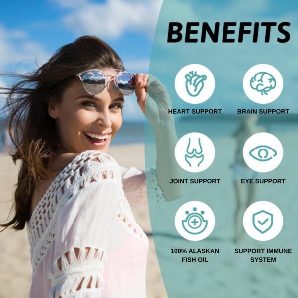 Etiqueta frontal Omega-3 TheraSuva Alaska