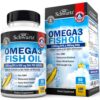 Omega 3 triple fortaleza frasco y etiqueta