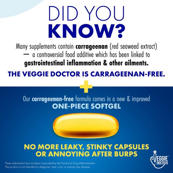 Cápsulas de omega-3 vegano