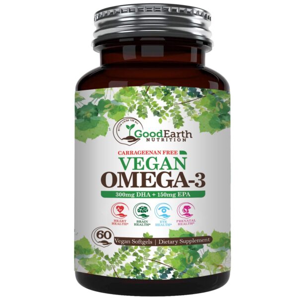 Omega-3 vegano de algas cápsulas