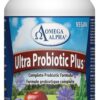 Version 1.0.0 Omega Alpha Ultra Probiotic Plus suplemento digestivo 60 cápsulas