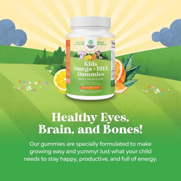 Caja de gomitas Omega DHA para niños