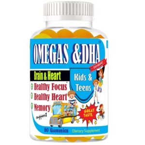 Gomitas Omega-3 DHA para niños frasco