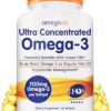 OmegaVia aceite de pescado omega-3 cápsulas blandas frasco