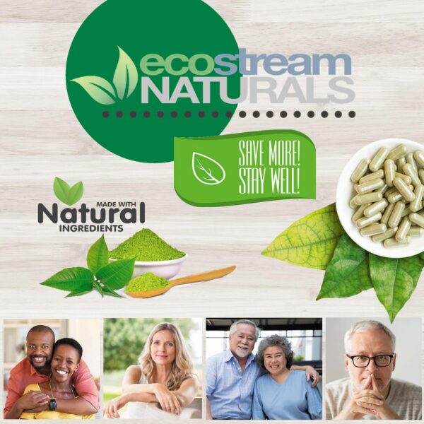 Version 1.0.0 InflamEase por Ecostream Naturals con fondo natural