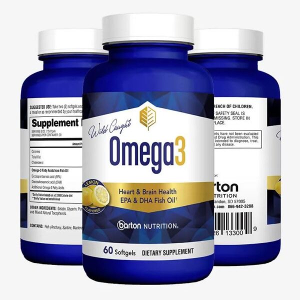 Frontal de cápsula Omega3 Barton Nutrition
