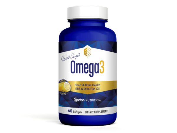 Etiqueta del envase Omega3 Barton Nutrition