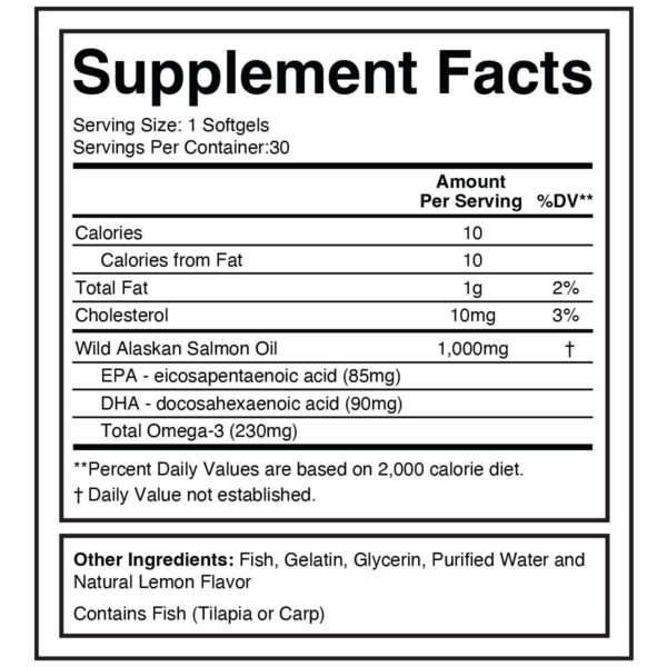 Detalle de cápsulas omega-3