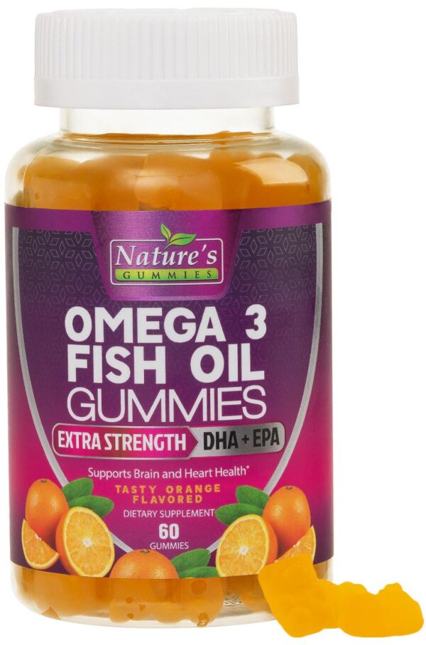 Gomitas Omega-3 Nature's Nutrition vista frontal