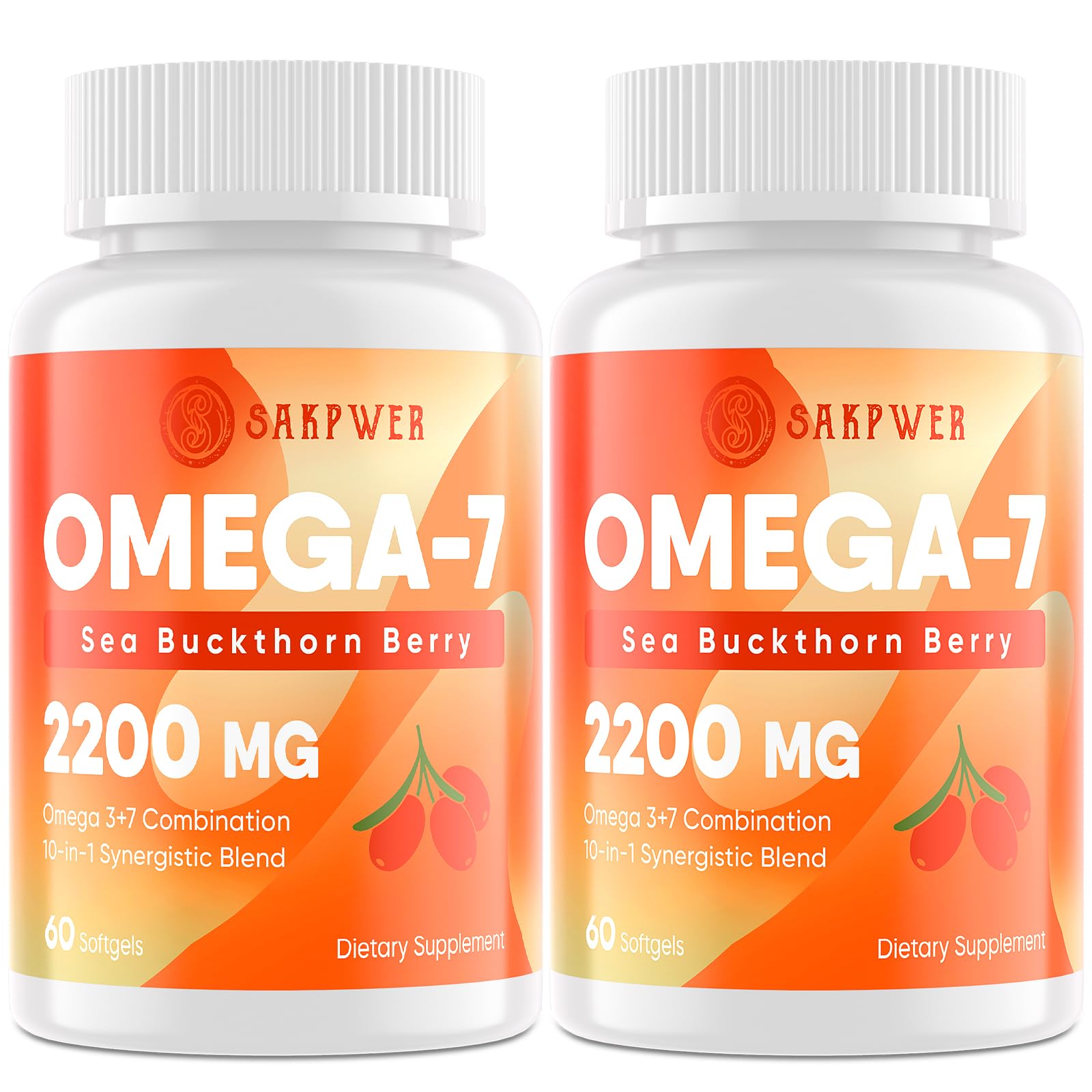 Sakpwer Omega-7 + Omega-3 Sea Buckthorn