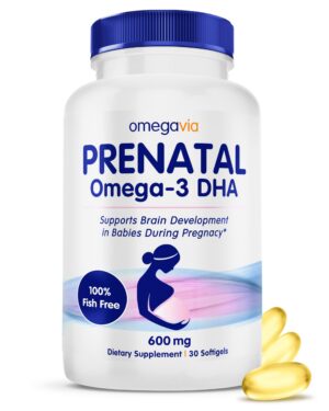 OmegaVia Prenatal DHA bottle