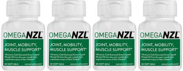 Version 1.0.0 Frasco de OmegaNZL Omega-3 con mejillón verde