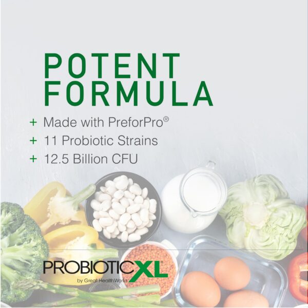 Version 1.0.0 OmegaXL ProbioticXL prebiótico resistente a temperatura y humedad