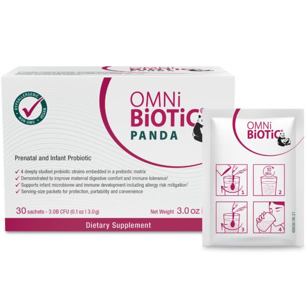 OMNi BiOTiC Panda probiótico prenatal e infantil