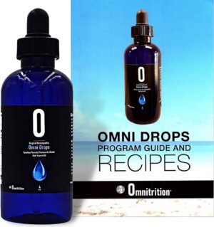 Frasco de Omni Drops Diet Drops con B12