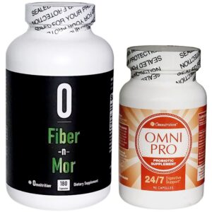 Paquete Omnitrition Fiber n Mor y Omni Pro soporte digestivo