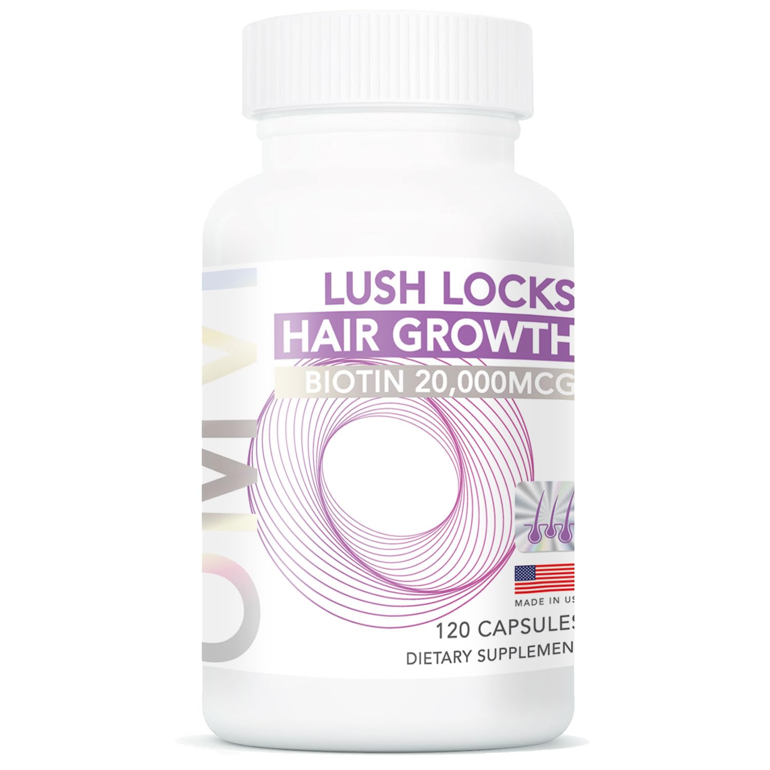 Omvi Hair Growth Supplement with Biotin and Collagen