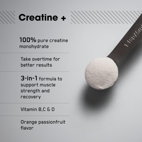 Etiqueta de Creatine Monohydrate Plus