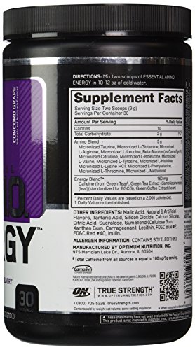 Optimum Nutrition Essential Amino Energy lateral