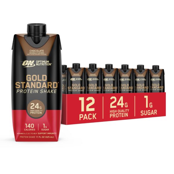 Version 1.0.0 ON Gold Standard chocolate frasco frontal