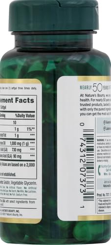 Frasco con cápsulas blandas