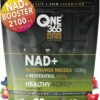 Version 1.0.0 Frente del envase de ONE 365 NAD Gomitas NR 1500mg Resveratrol
