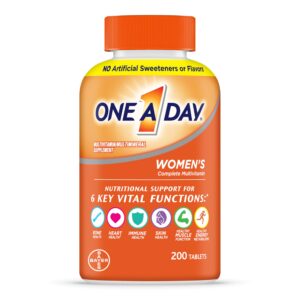 Version 1.0.0 One A Day multivitamínico para mujer 200 tabletas naranja