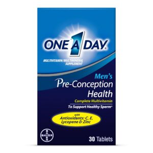 One A Day multivitamínico preconcepción para hombres 30 cápsulas