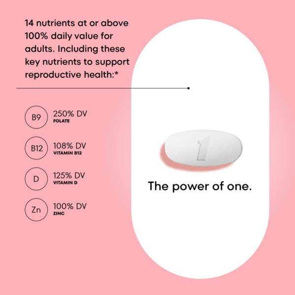Version 1.0.0 Frasco con tabletas prenatales