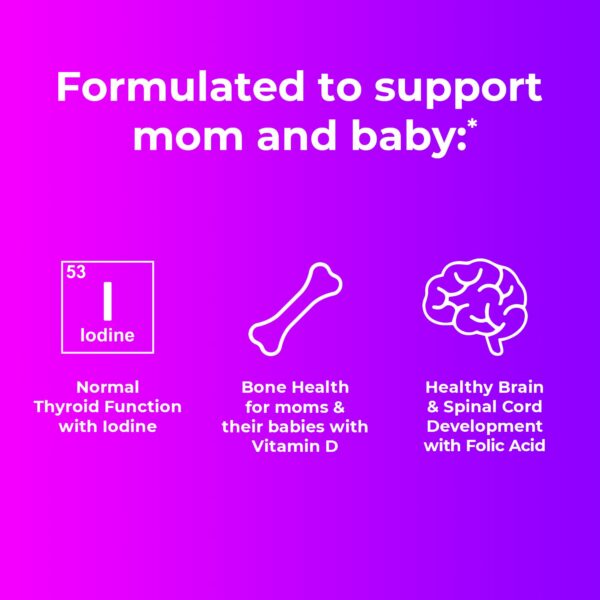 Paquete lateral gomitas prenatales One A Day 120 unidades