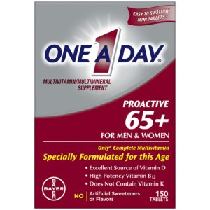 One A Day Proactive 65+ multivitaminas para mayores 150 tabletas