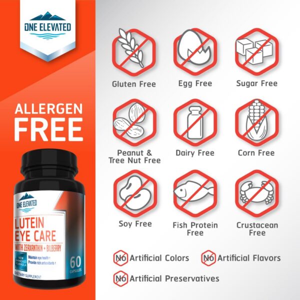 Etiqueta lateral de One Elevated Eye Care