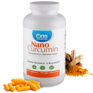 Frente de Nano Curcumin One Planet Nutrition cápsulas