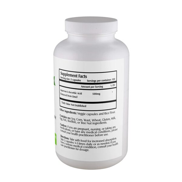 Etiqueta de Vitamin C nano