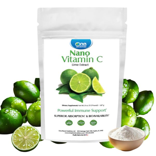 One Planet Nutrition Nano vitamina C polvo frasco 8 onzas