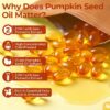 Cápsulas suaves de aceite de calabaza