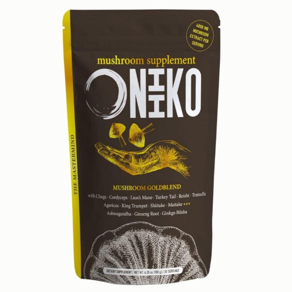 Frasco ONIIKO Mushroom Goldblend 10 hongos 4800mg