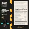 ONNIT Alpha Brain Black Label ingredientes premium