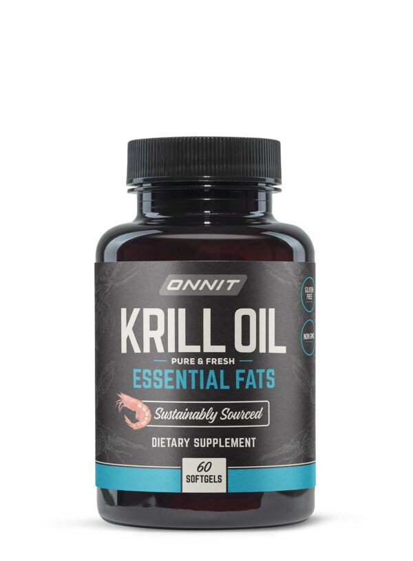 Version 1.0.0 Frontal del envase ONNIT Krill Oil