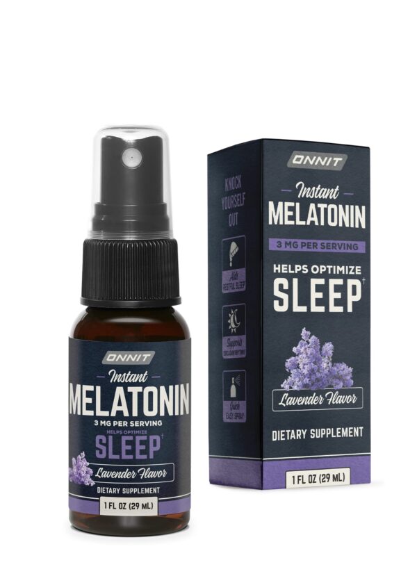ONNIT spray melatonina instantáneo con aroma a lavanda