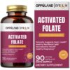 Version 1.0.0 Frasco de cápsulas vegetales oppuland folato activado