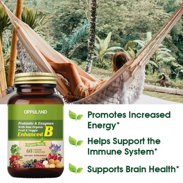 Etiqueta de oppuland vitamina B Complejo