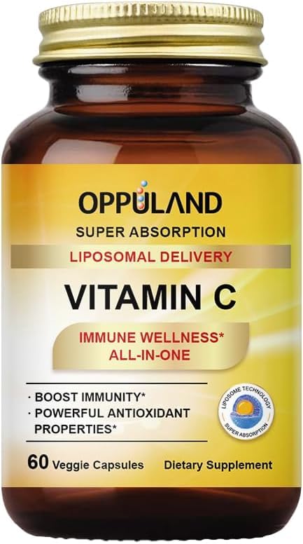 Cápsulas vegetarianas de vitamina C liposomal de oppuland
