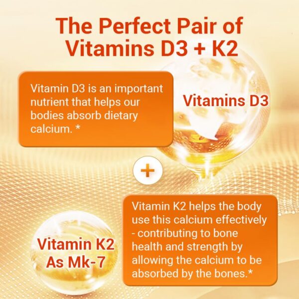 Version 1.0.0 oppuland vitamina D3 K2 botella con cápsulas blanda